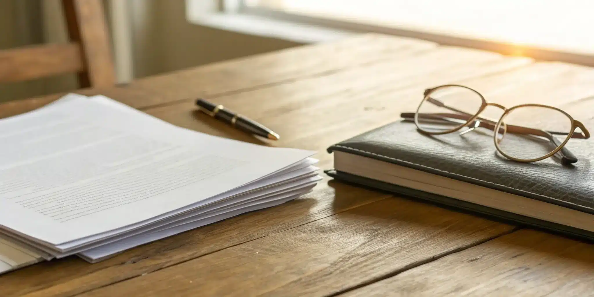 A last will and testament being reviewed to see if probate is necessary.