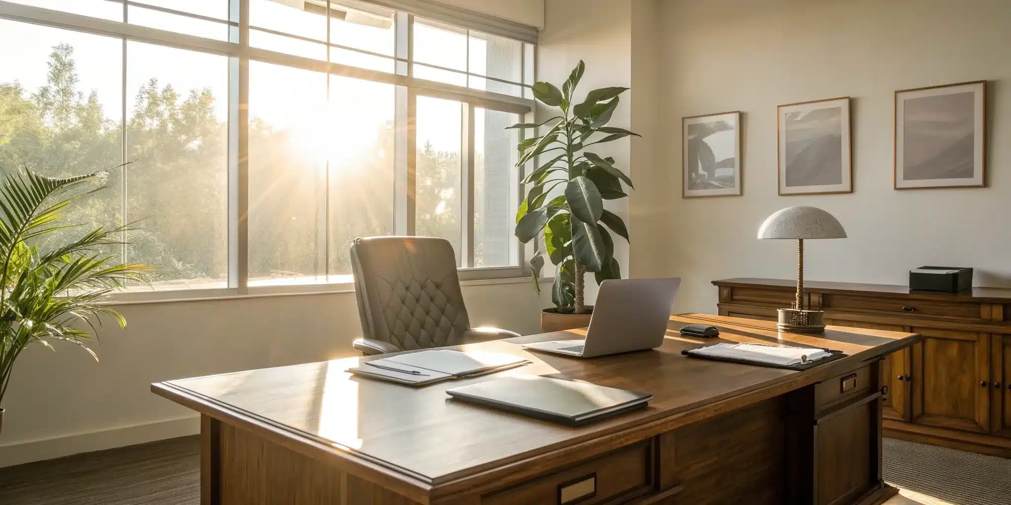 A living trust attorney's professional office in Riverside, CA.