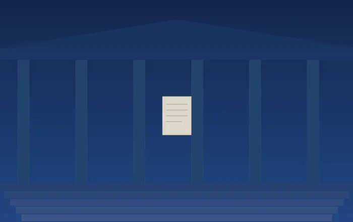 California courtroom with legal documents for trustee removal petition