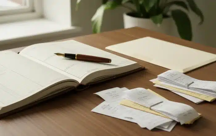 Organized records for trustee accounting California reporting