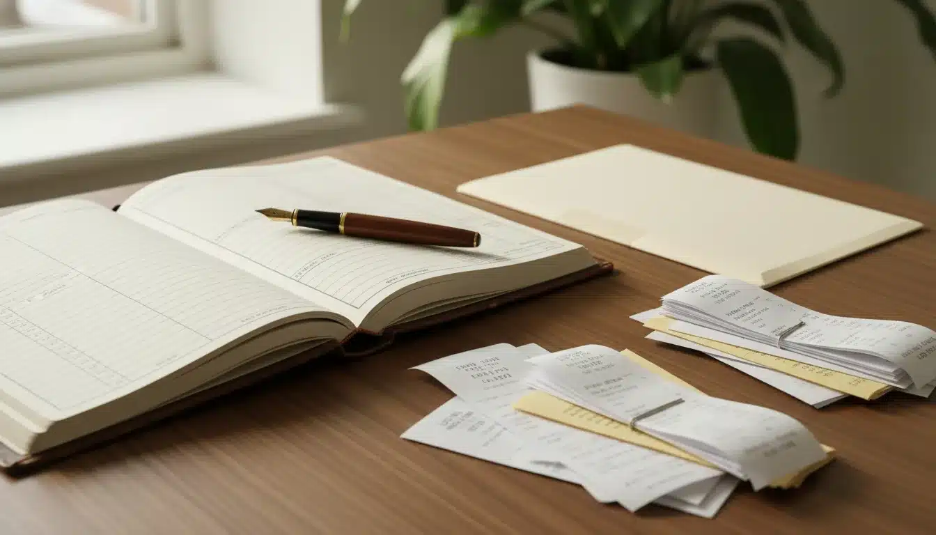 Organized records for trustee accounting California reporting