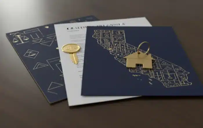 California house key and estate documents for ancillary probate