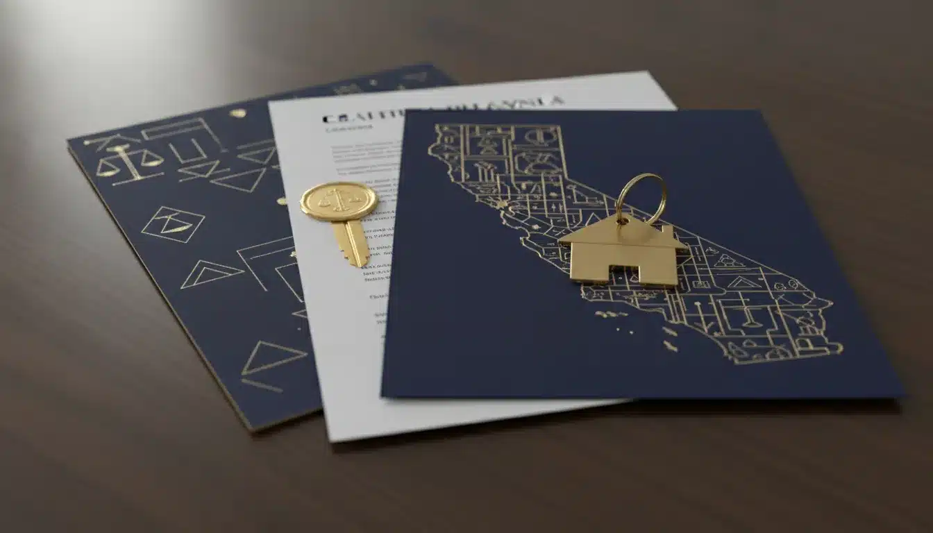 California house key and estate documents for ancillary probate