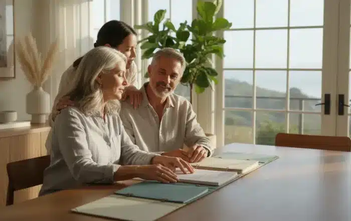 Estate planning discussion for a blended family in California