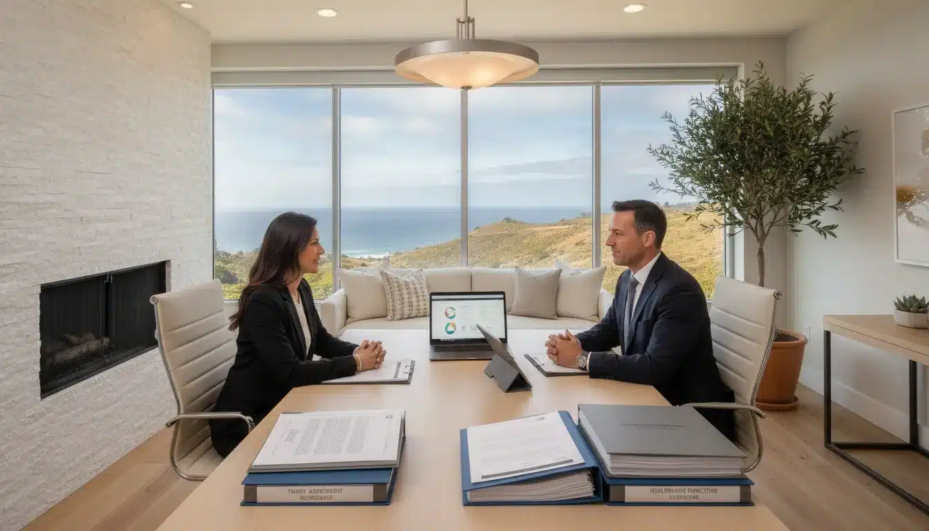 Trust documents prepared for a California estate planning review