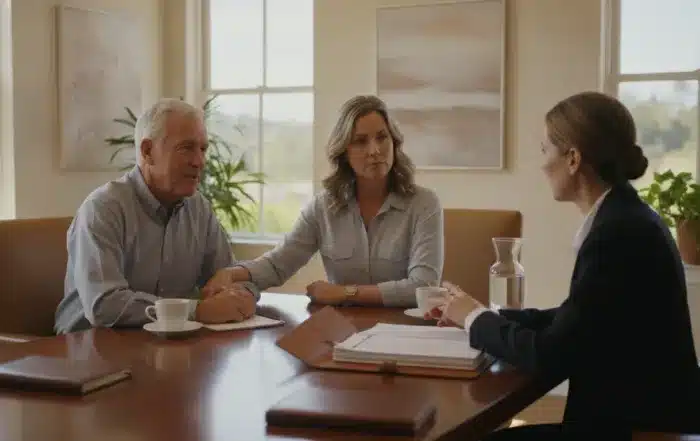 Family meeting with a trust administration attorney