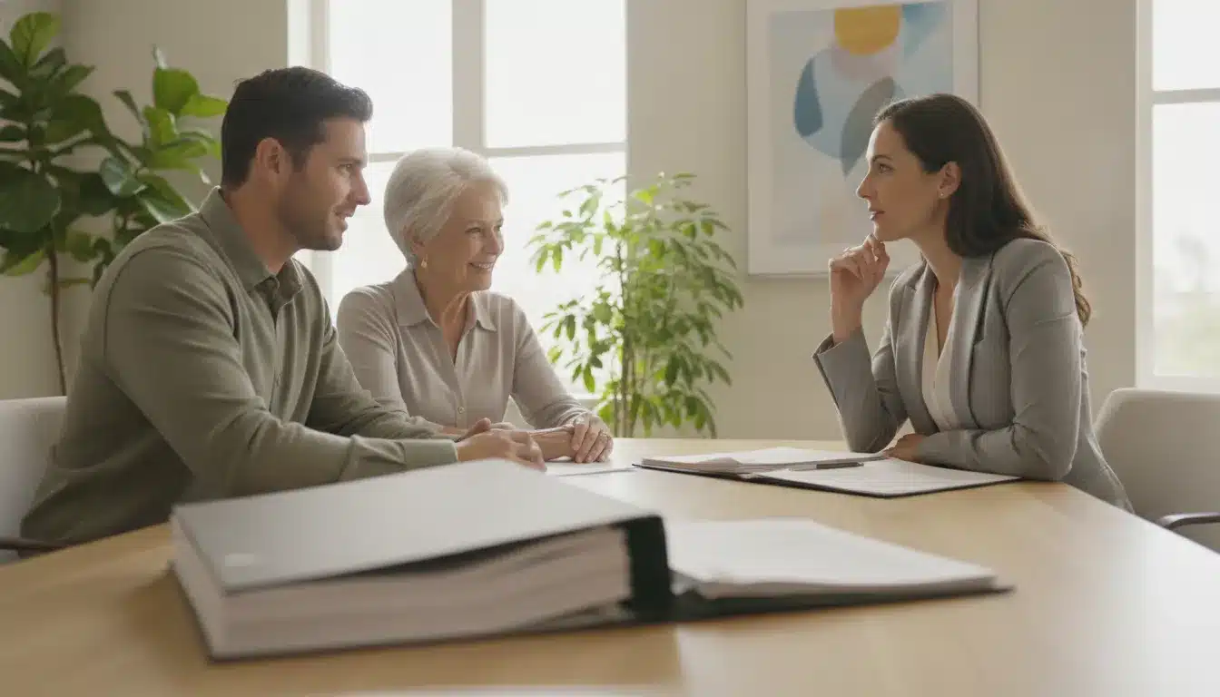 California family meeting with an estate planning attorney
