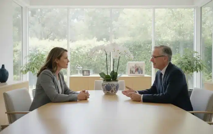 California executor discussing estate administration with an attorney