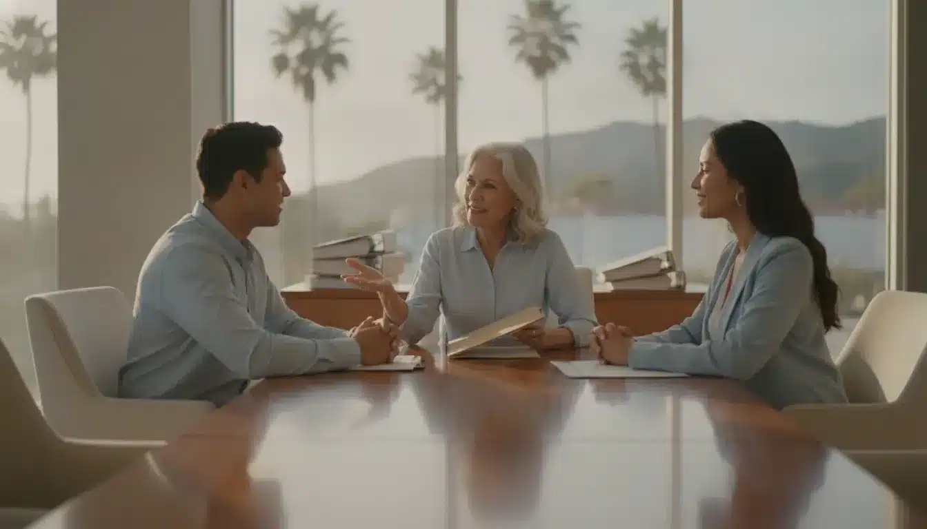 California family meeting with a successor trustee about trust administration powers