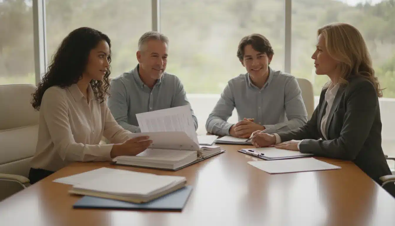 Sample trustee accounting to beneficiaries records reviewed with an estate planning advisor