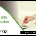 Paying bills as a trustee graphic.