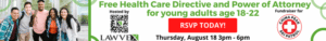 Free health care directive banner.
