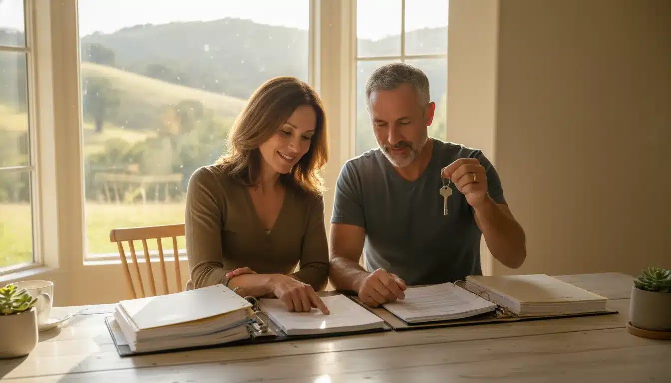 California couple reviewing estate planning for unmarried couples documents